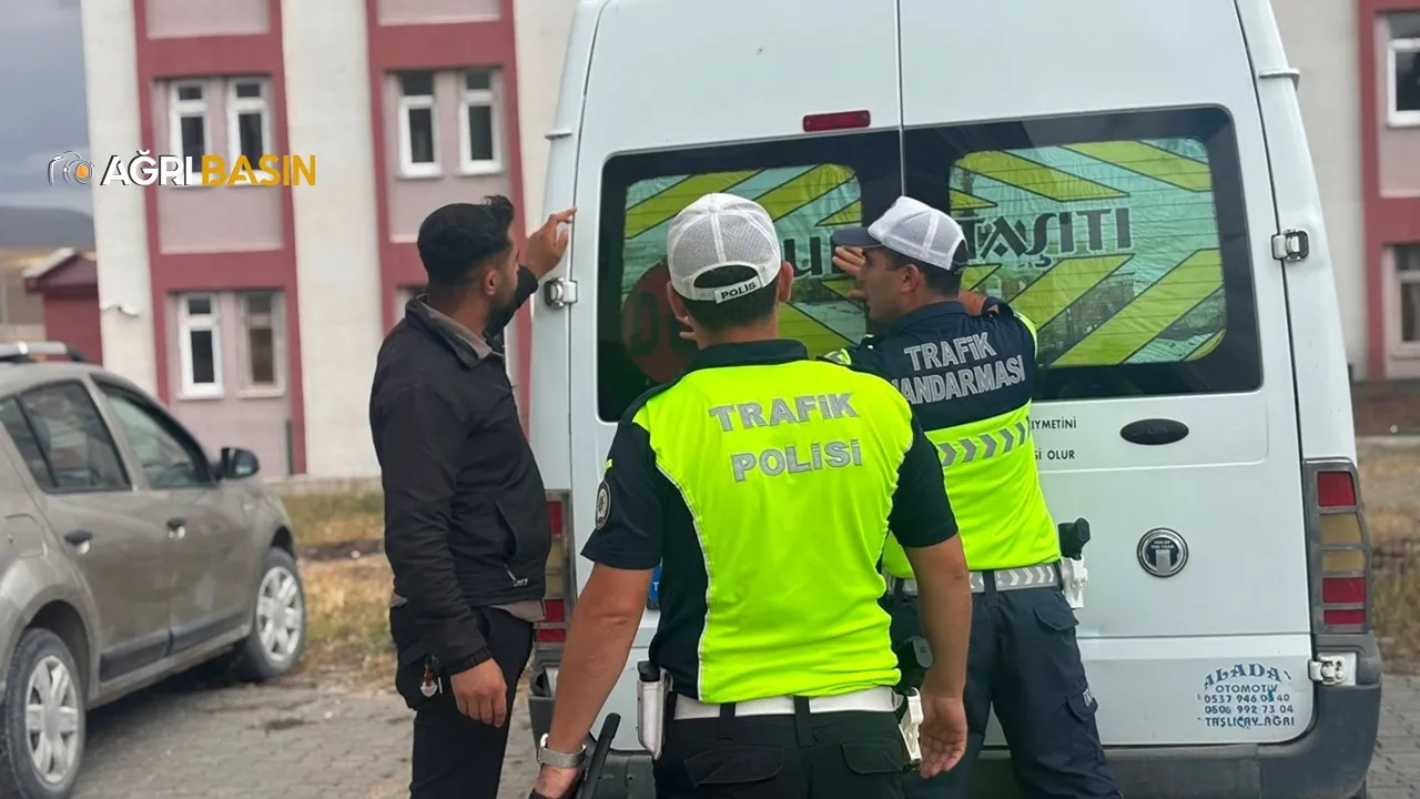 Diyadin’de Okul Servislerine Sıkı Denetim