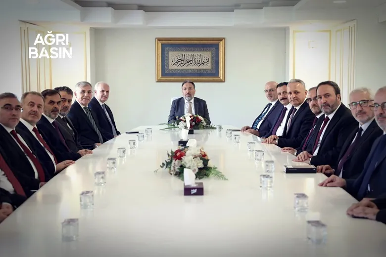 Ağrı İl Müftüsü İlhan, Diyanet Başkanı Arpaguş ile Buluştu