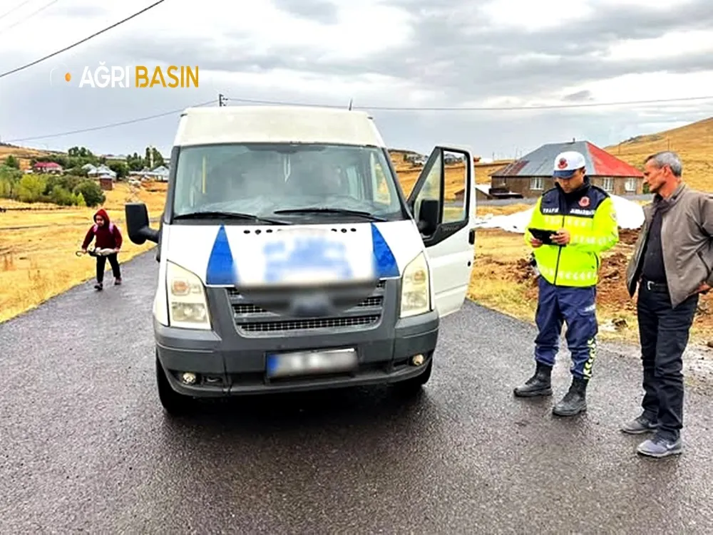 Ağrı’da Okul Servislerine Sıkı Denetim