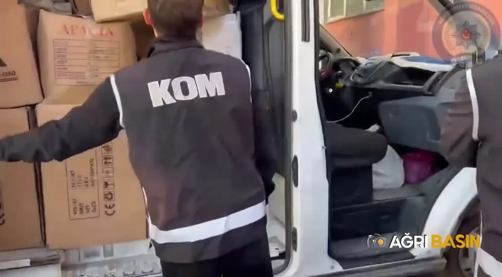 Ağrı’da 28 Bin 950 Paket Kaçak Sigara Ele Geçirildi
