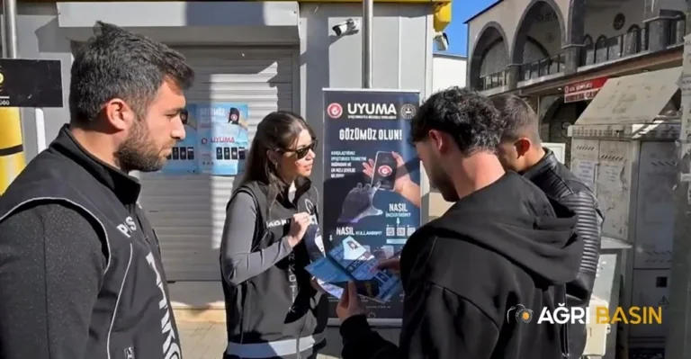 Ağrı Emniyetinden Uyuşturucuyla Mücadelede UYUMA Çağrısı