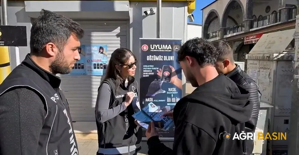 Ağrı Emniyetinden Uyuşturucuyla Mücadelede UYUMA Çağrısı