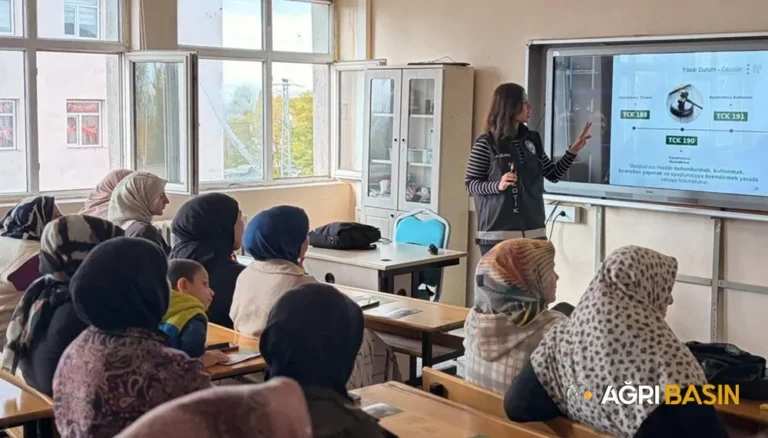 Taşlıçay’da 20 Anneye Narkotik Eğitimi Verildi