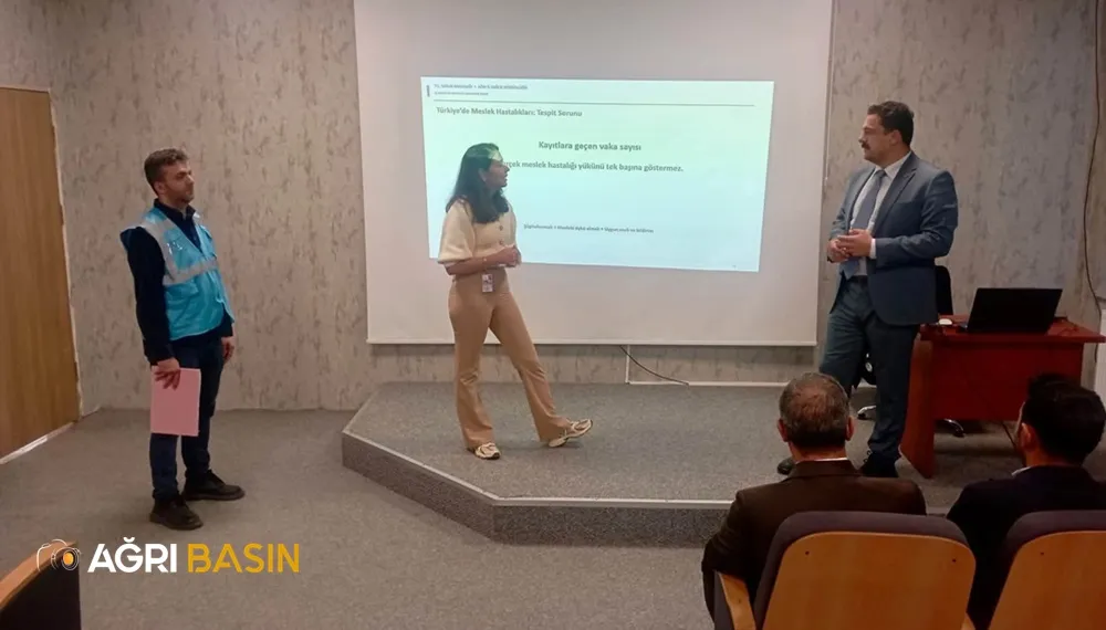 Ağrı İl Sağlık Müdürlüğü Personeline İSG Eğitimi