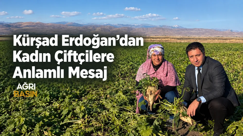 Kürşad Erdoğan’dan Kadın Çiftçilere Anlamlı Mesaj