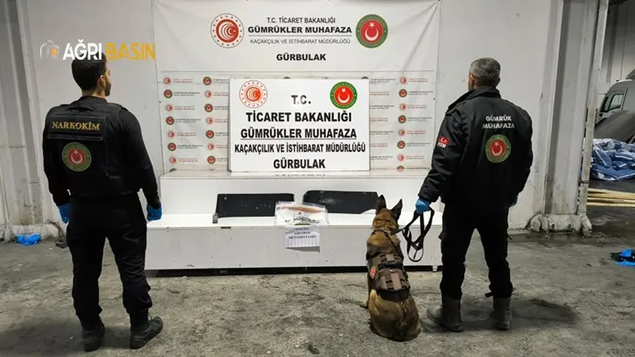 Gürbulak’ta Valizlerin Plastik Aksamına Gizlenmiş Uyuşturucu Yakalandı