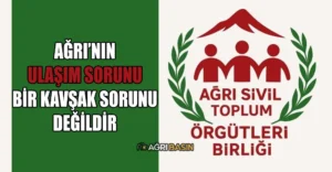 Ağrı’nın Ulaşım Geleceği İçin 2050 Vizyonu Çağrısı