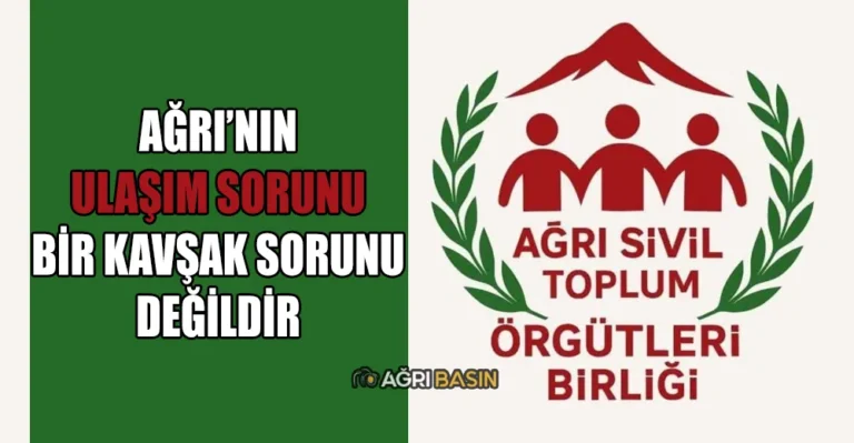 Ağrı’nın Ulaşım Geleceği İçin 2050 Vizyonu Çağrısı
