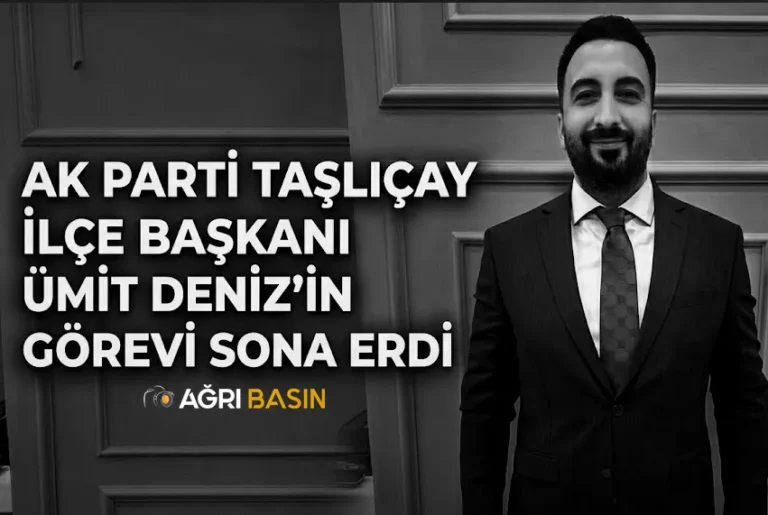 AK Parti Taşlıçay İlçe Başkanı Ümit Deniz ve Yönetiminin Görevi Sona Erdi
