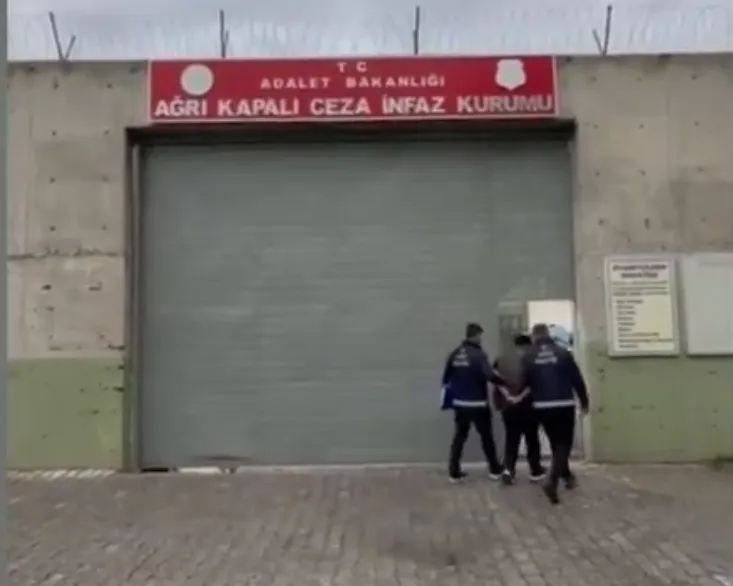 Ağrı’da firari hükümlü operasyonla yakalandı