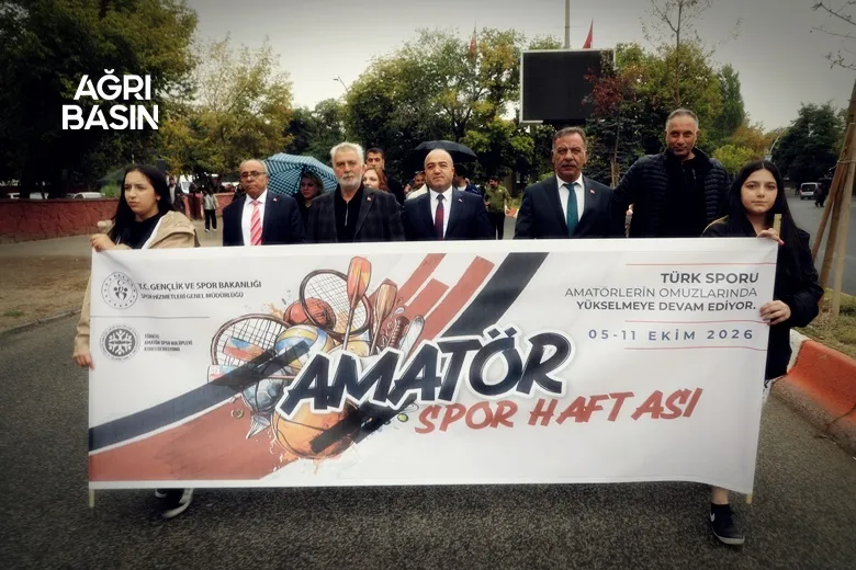 Ağrı’da Amatör Spor Haftası Coşkuyla Başladı