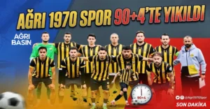 Ağrı 1970 Spor’a Niğde Şoku: Son Dakika Golüyle Yıkıldı!