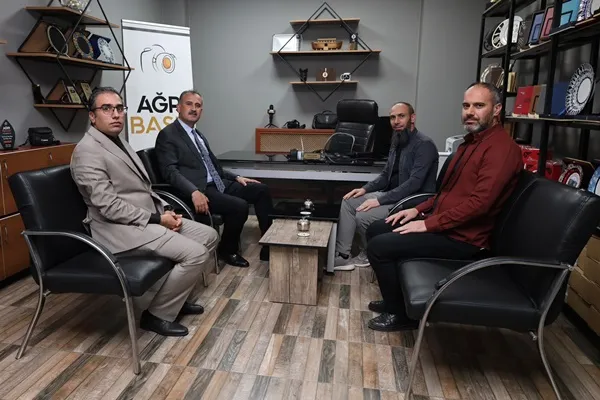 Ağrı Valisi Önder Bozkurt’tan Gazeteci Yüksel Aslan'a Ziyaret
