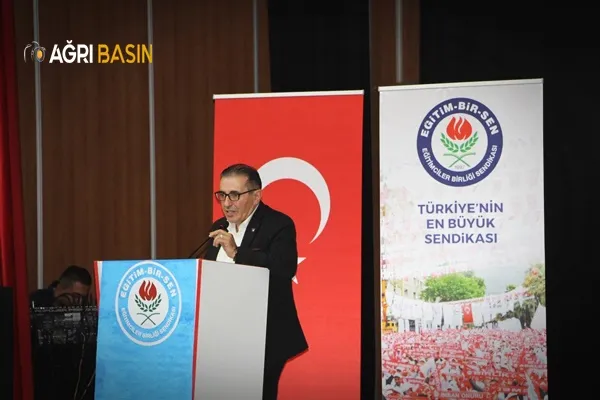 Eğitim-Bir-Sen Ağrı’da Süleyman Gümüşer Güven Tazeledi