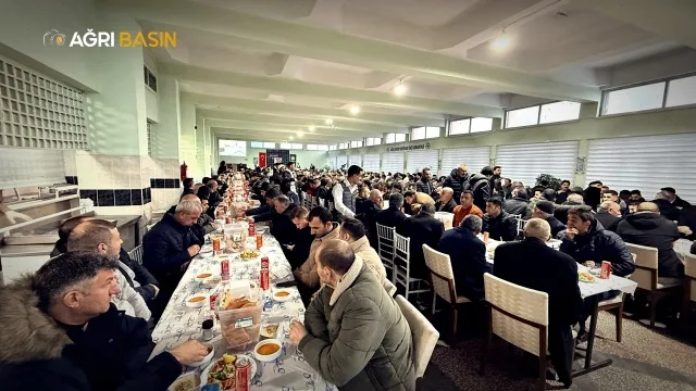 Ağrı Şeker Fabrikası Emekçileri İftarda Buluştu