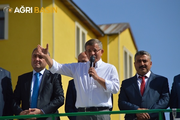 Gelecek Partisi Genel Başkanı Ahmet Davutoğlu Ağrı'da konuştu
