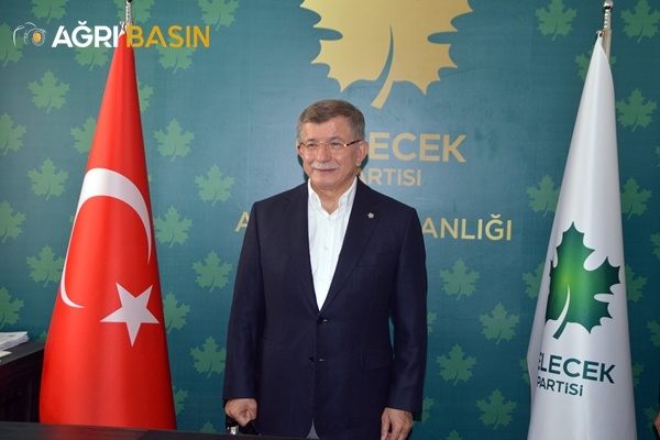 Gelecek Partisi Genel Başkanı Ahmet Davutoğlu Ağrı'da konuştu