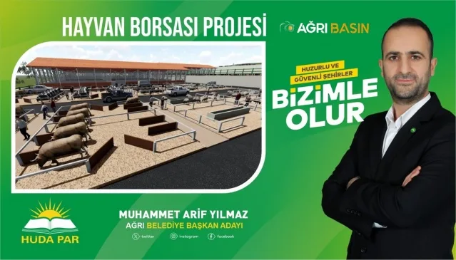 Ağrı Belediye Başkan Adayı Muhammet Arif Yılmaz Projelerini Tanıttı