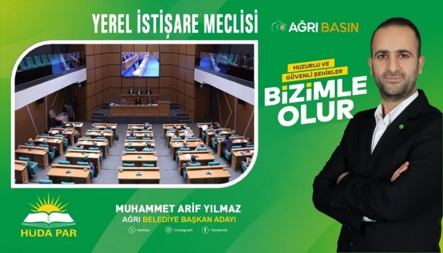 Ağrı Belediye Başkan Adayı Muhammet Arif Yılmaz Projelerini Tanıttı