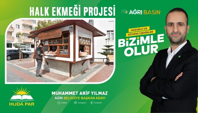 Ağrı Belediye Başkan Adayı Muhammet Arif Yılmaz Projelerini Tanıttı