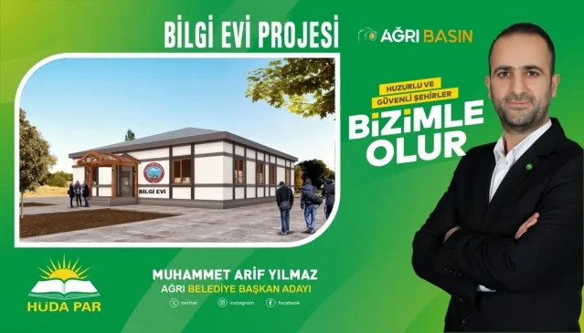 Ağrı Belediye Başkan Adayı Muhammet Arif Yılmaz Projelerini Tanıttı