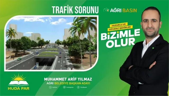 Ağrı Belediye Başkan Adayı Muhammet Arif Yılmaz Projelerini Tanıttı