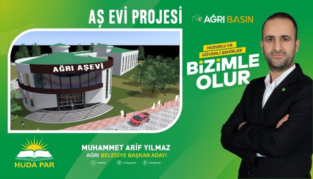 Ağrı Belediye Başkan Adayı Muhammet Arif Yılmaz Projelerini Tanıttı