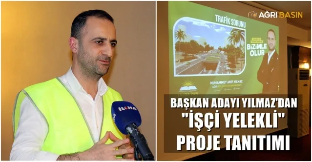 Ağrı Belediye Başkan Adayı Muhammet Arif Yılmaz Projelerini Tanıttı