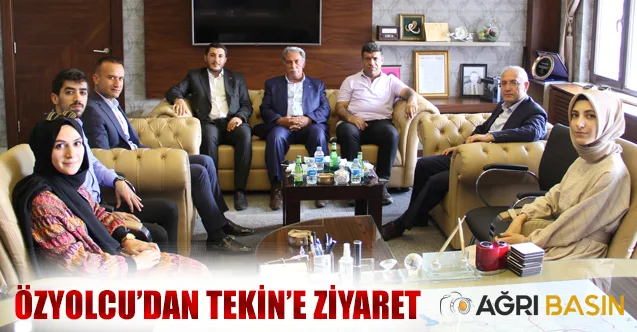 AK Parti Ağrı İl Başkanı Halil Özyolcu’dan İl Müdürü Tekin’e ziyaret