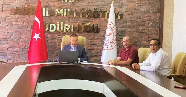 Ağrı’da Yeni Eğitim Öğretim Yılı Hazırlık Toplantısı Online Yapıldı!