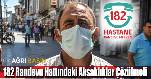 Ağrı’da vatandaşlar 182 randevu hattındaki aksaklıklardan şikayetçi