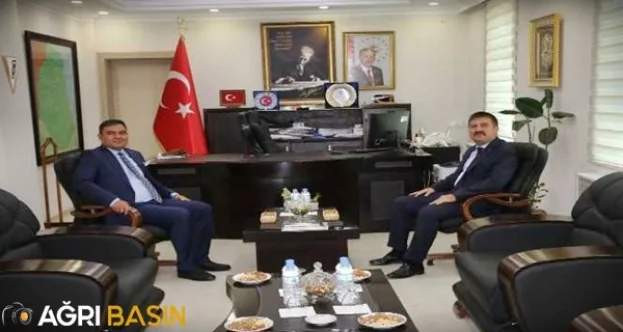 Iğdır Valisinden Üniversite Arkadaşı Alper Balcıya Ziyaret