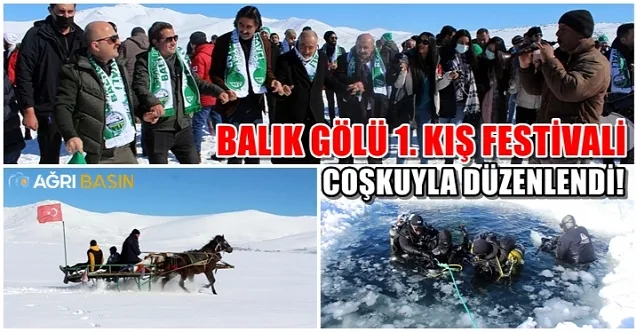 Taşlıçay Balık Gölü 1. Kış festivali düzenlendi