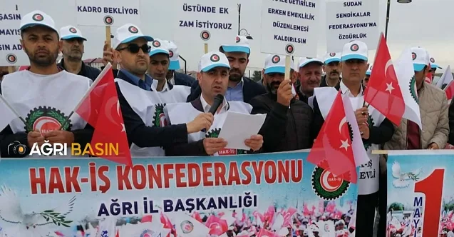 HAK-İŞ Ağrı Şubesinden “1 Mayıs” açıklaması