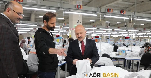Vali Dr. Osman Varol GESE Tekstil’i Ziyaret Etti