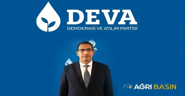 DEVA Partisi Ağrı İl Başkanı Murat Dağtekin’den Yeneroğlu’na destek