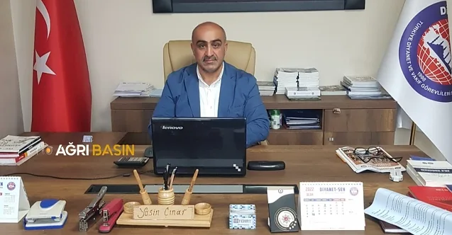Diyanet-Sen Ağrı Şube Başkanı Yasin Çınar’ın Bayram Mesajı