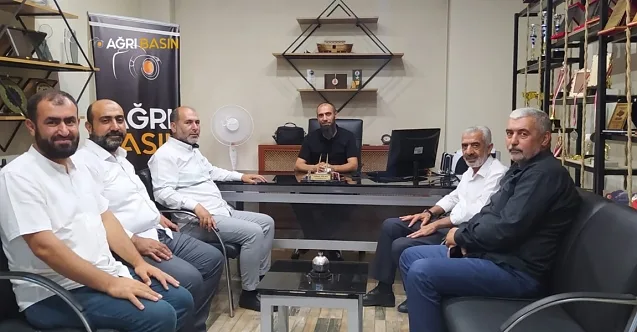 HÜDA PAR’dan Ağrı Basın imtiyaz sahibi Aslan’a ziyaret
