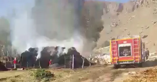 Taşlıçay’da Otlar Alev Alev Yandı!
