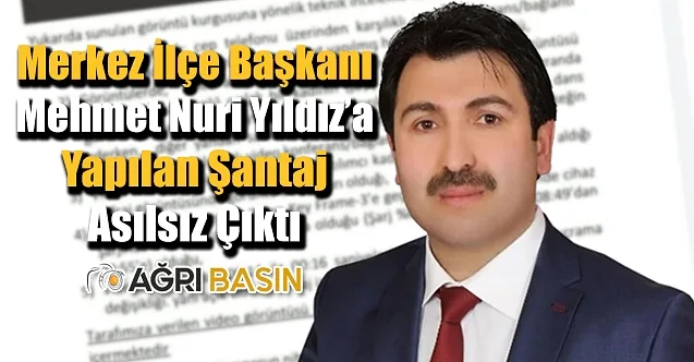 Mehmet Nuri Yıldız’a Yapılan Kaset Kumpası Asılsız Çıktı!