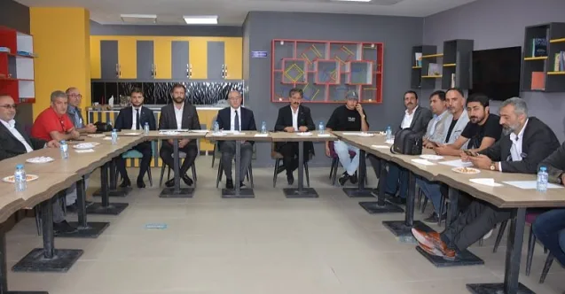 Ak Parti İl Başkanı Halil Özyolcu Diyadin’de basınla buluştu
