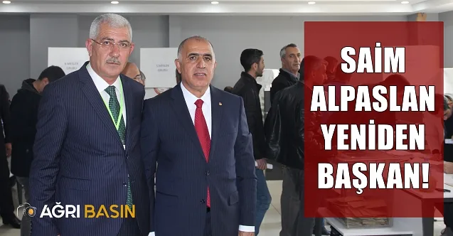Saim Alpaslan Yeniden ATSO Başkanı seçildi