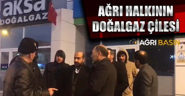 Ağrı Halkının Doğalgaz Abonelik çilesi bitmek bilmiyor