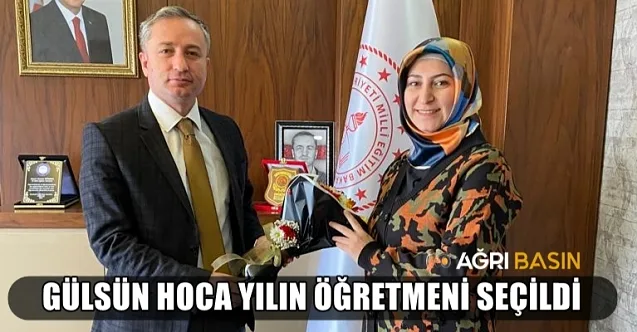 Gülsün Karslı Ağrı’da yılın öğretmeni seçildi