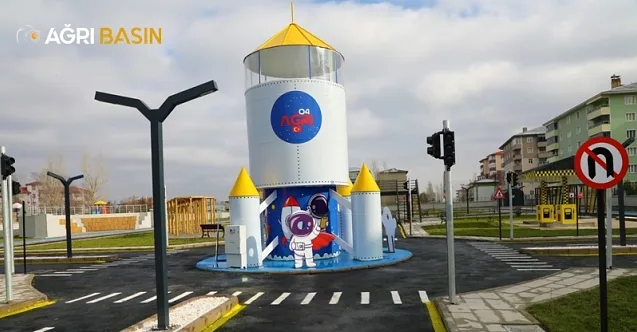 Ağrı’da Çocuk Trafik Eğitim Parkı hizmet için gün sayıyor