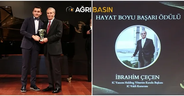 İbrahim ÇEÇEN’e Hayat Boyu Başarı Ödülü