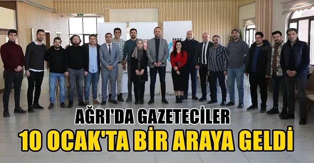 Ağrı’da Gazeteciler Kahvaltıda Buluştu