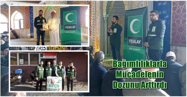 Yeşilay Ağrı Şubesi bağımlılıklarla mücadelede dozu arttırdı