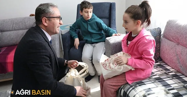 Ağrı’ya getirilen depremzede öğrencilere özel ders verilecek