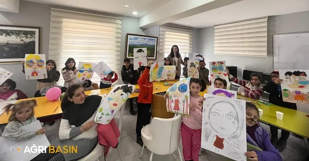 Diyadin İlçe Milli Eğitim Müdürlüğü depremden etkilenen çocuklara moral oldu